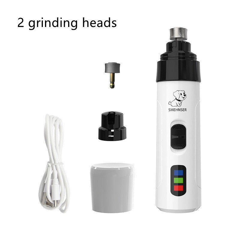 Electric Pet Nail Grinder – USB Rechargeable Clippers for Cats & Dogs