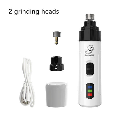 Electric Pet Nail Grinder – USB Rechargeable Clippers for Cats & Dogs