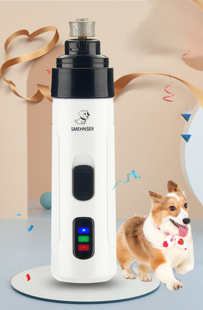 Electric Pet Nail Grinder – USB Rechargeable Clippers for Cats & Dogs