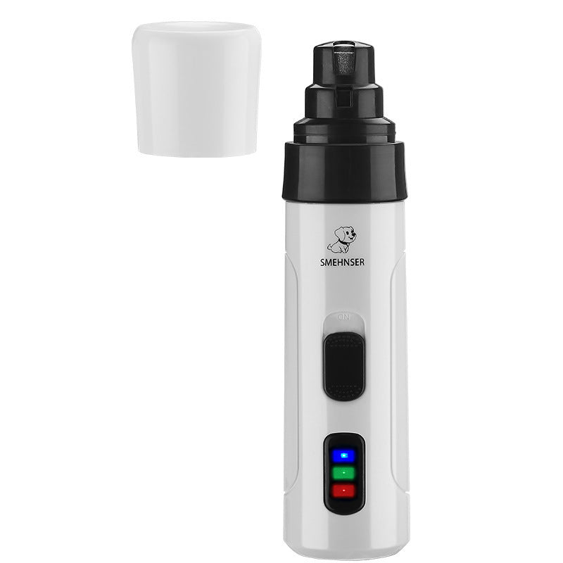 Electric Pet Nail Grinder – USB Rechargeable Clippers for Cats & Dogs