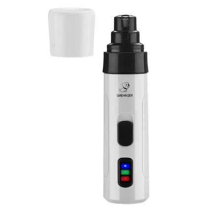 Electric Pet Nail Grinder – USB Rechargeable Clippers for Cats & Dogs