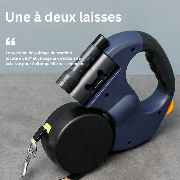 Laisse automatique rétractable pour promener les chiens