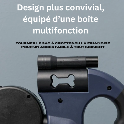 Laisse automatique rétractable pour promener les chiens