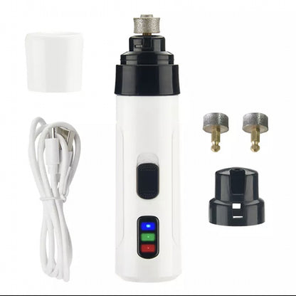 Electric Pet Nail Grinder – USB Rechargeable Clippers for Cats & Dogs