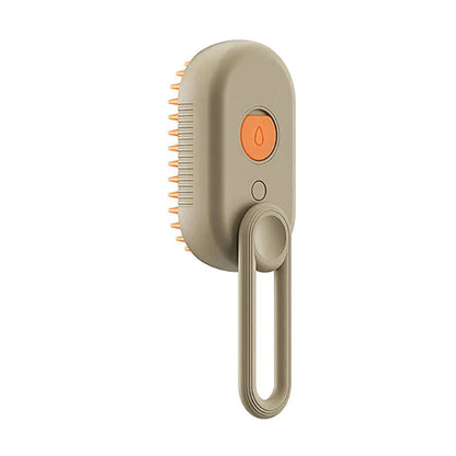 pet grooming,
steam brush,
deshedding tool,
massage brush,
detangling comb,
rechargeable pet brush,
USB pet grooming,
low‑temp steam,
cat dog brush,
tangle remover,